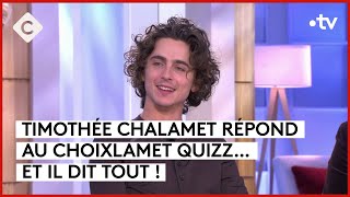 Timothée Chalamet invité exceptionnel de C à Vous  C à Vous  05122023 [upl. by Trilby]