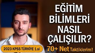 Eğitim Bilimlerinde 43 Netten 725 Nete Nasıl Çıktım Hoca ve Kaynak Önerisi Stratejilerim [upl. by Ajnat]