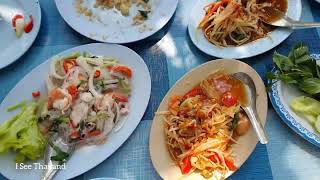 khao lak To Bangsak BeachBest thai local foodKho lak Thailand [upl. by Nanfa]