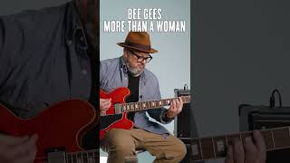 Learn to play BEE GEES quotMore Than A Womanquot [upl. by Alain742]