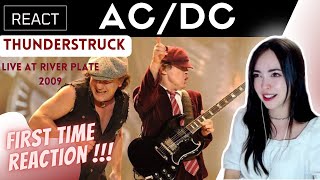 FIRST TIME Reacting to ACDC  Thunderstruck Live At River Plate December 2009 [upl. by Petula]