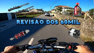 Revisão dos 60000 da MT09 😎🔥👌 motovlog video bike [upl. by Auehsoj]