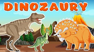 Dinozaury dla dzieci  Poznajemy dinozaury  Bajka edukacyjna dla dzieci  Trex  Kidsolandia TV [upl. by Moth]