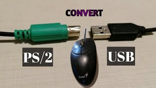 HOW TO CONVERT PS2 MOUSE TO USB PORT [upl. by Ecnahs]