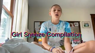 Girl Sneeze Compilation [upl. by Waylan376]