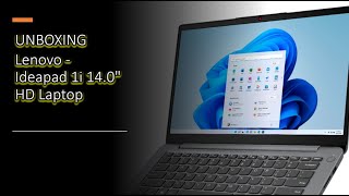 Unboxing and Review  Lenovo Ideapad 1i 14 inch HD Laptop [upl. by Dearman608]