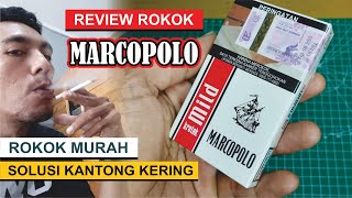 REVIEW Rokok MARCOPOLO Kretek Mild  Rokok Murah Alternatif Biar Disayang Istri [upl. by Enihsnus]