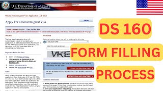 HOW TO FILL DS 160 FORM FOR USA VISA  Visa Application Step by Step [upl. by Bentley525]