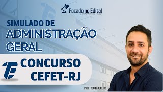 Questões de Administração Geral  Concurso CEFETRJ  Prof Ygor [upl. by Relyt]