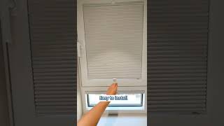 Honeycomb blinds easy installation great waterproofing BlindsLightblocking curtains [upl. by Arodnap]