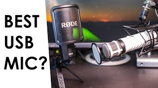 Best USB Mic for YouTube — Rode Podcaster Vs Rode NTUSB Microphone [upl. by Alvera]