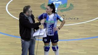 Supercoppa Italiana Femminile  Andata  Intervista Pamela Lapolla capitana Roller Matera [upl. by Berriman]