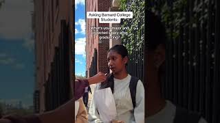 Asking Barnard College Students Whats Your Major and Expected Salary After Graduation [upl. by Zoubek]