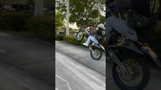 Meechy Insane YZ125 Wheelie Control [upl. by Amersham78]