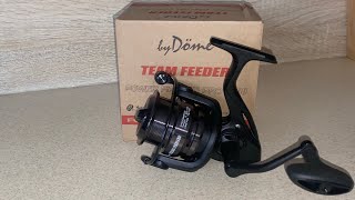 By Döme TEAM FEEDER Power Fighter Pro 5000 Orsó kicsomagolása  fishing reel unboxing [upl. by Kreindler233]