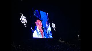 GEORGE STRAIT  Amarillo By Morning College Station  Kyle Field [upl. by Clea252]