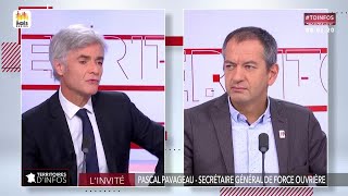 Invité  Pascal Pavageau  Territoires dinfos 01102018 [upl. by Nauquf]