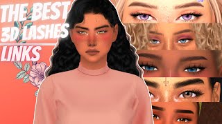 The best Sims 4 3D Lashes🤩💖links [upl. by Deane]