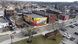 Miamisburg Plaza Theatre  Drone Footage  4k [upl. by Nessy237]