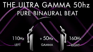 The Ultra Gamma 50hz  1hr Pure Binaural Beat Session at 50Hz Intervals [upl. by Yekcaj168]