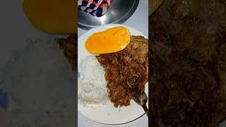 Tortang Talong with mango food cooking filipinofood asmr [upl. by Kcirad363]