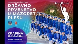 DRŽAVNO MAŽORET PRVENSTVO KRAPINA 2024 [upl. by Savage]