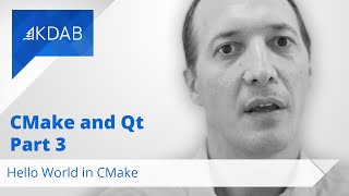 CMake and Qt Part 3  Hello World in CMake [upl. by Eiramave]