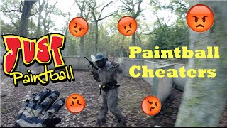 Biggest Paintball Cheater  Filmed in One Day at Delta Force [upl. by Comras]