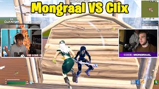 Clix VS Mongraal 1v1 TOXIC Buildfights [upl. by Illil]