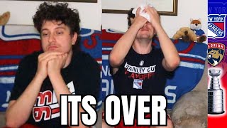 same old story  NYR Fan Reaction Game 6 vs Panthers [upl. by Atterg]