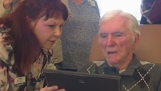 Nursing home honors servicemen on Veterans Day [upl. by Yantruoc]