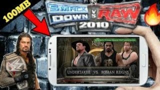 🔥 WWE  SMACK DOWN VS RAW  2010  HIGHLY COMPRESS  GAME FOR  ANDROID [upl. by Akeryt]