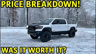 Wrecked 2021 Ram TRX Price Reveal Did We Get Ripped Off [upl. by Nam910]