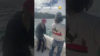 King Salmon Fishing in Alaska fishingaddict fishingtiktoks fish alaskafishing [upl. by Sikras]