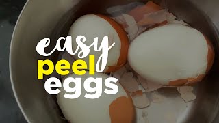 EasytoPeel Hard Boiled Eggs [upl. by Lap]