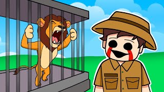 La EXPERIENCIA de TRABAJAR en UN ZOOLÓGICO MALDITO en ROBLOX [upl. by Christianna]