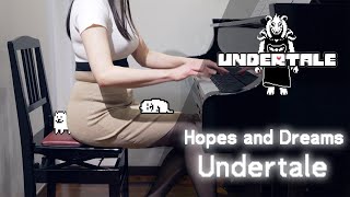 【Undertale】Hopes and Dreamsアンダーテール泣けるピアノ神曲 [upl. by Goodrich]