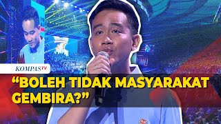 FULL Pidato Gibran di Konsolidasi Pemenangan Nasional Jawab Nyinyiran soal Joget [upl. by Eelyak]