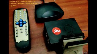 DIY JioTV WiFi Set Top Box using Raspberry Pi LibreElec Kodi IR Receiver amp Remote [upl. by Nilyad]