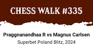 Rameshbabu Praggnanandhaa vs Magnus Carlsen • Superbet Poland Blitz 2024 [upl. by Alejo]