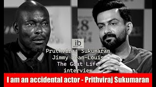 Prithviraj Sukumaran and Jimmy JeanLouis interview for The Goat Life  idlebraincom [upl. by Atiuqet]