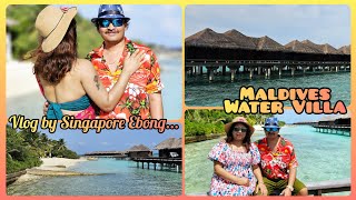 Maldives Water Villa ❤️😎  Vlog By Singapore Ebong vlog family maldives [upl. by Harris145]