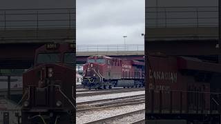 CP 9351 thunders a Manifest out of Bensenville [upl. by Nosidda]