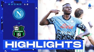 NapoliSassuolo 40  Napoli are unplayable Goals amp Highlights  Serie A 202223 [upl. by Notloc]