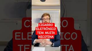 CIGARRO ELETRÔNICO tem MUITA NICOTINA cigarroeletronico cigarros [upl. by Ailuig]