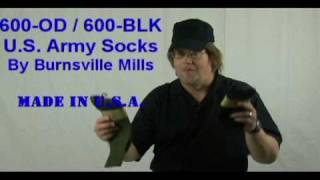 US Army Socks  Olive Drab and Black [upl. by Ravi]