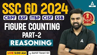 SSC GD 2024  SSC GD Reasoning Class By Sahil Tiwari  SSC GD Reasoning Figure Counting Part 2 [upl. by Aniala]