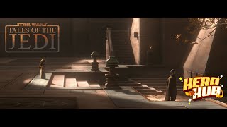 Star Wars Tales Of The Jedi Master Dooku Speaks With Master Yaddle Scene [upl. by Andrel897]