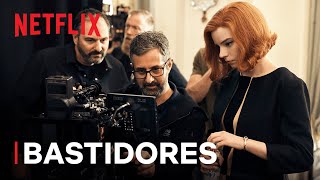 Nos Bastidores de O Gambito da Rainha  Netflix [upl. by Yrekcaz]