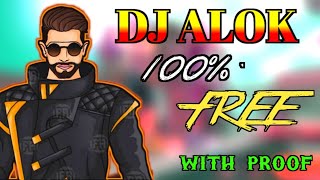 Dj Alok For Free  Dj Alok Character Free 2020  FreeFire [upl. by Adnilev]